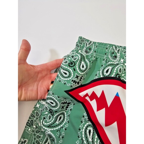 MC2 SAINT BARTH‎ Men's M Shark Print Swim Shorts Trunks Board Short - Picture 2 of 6